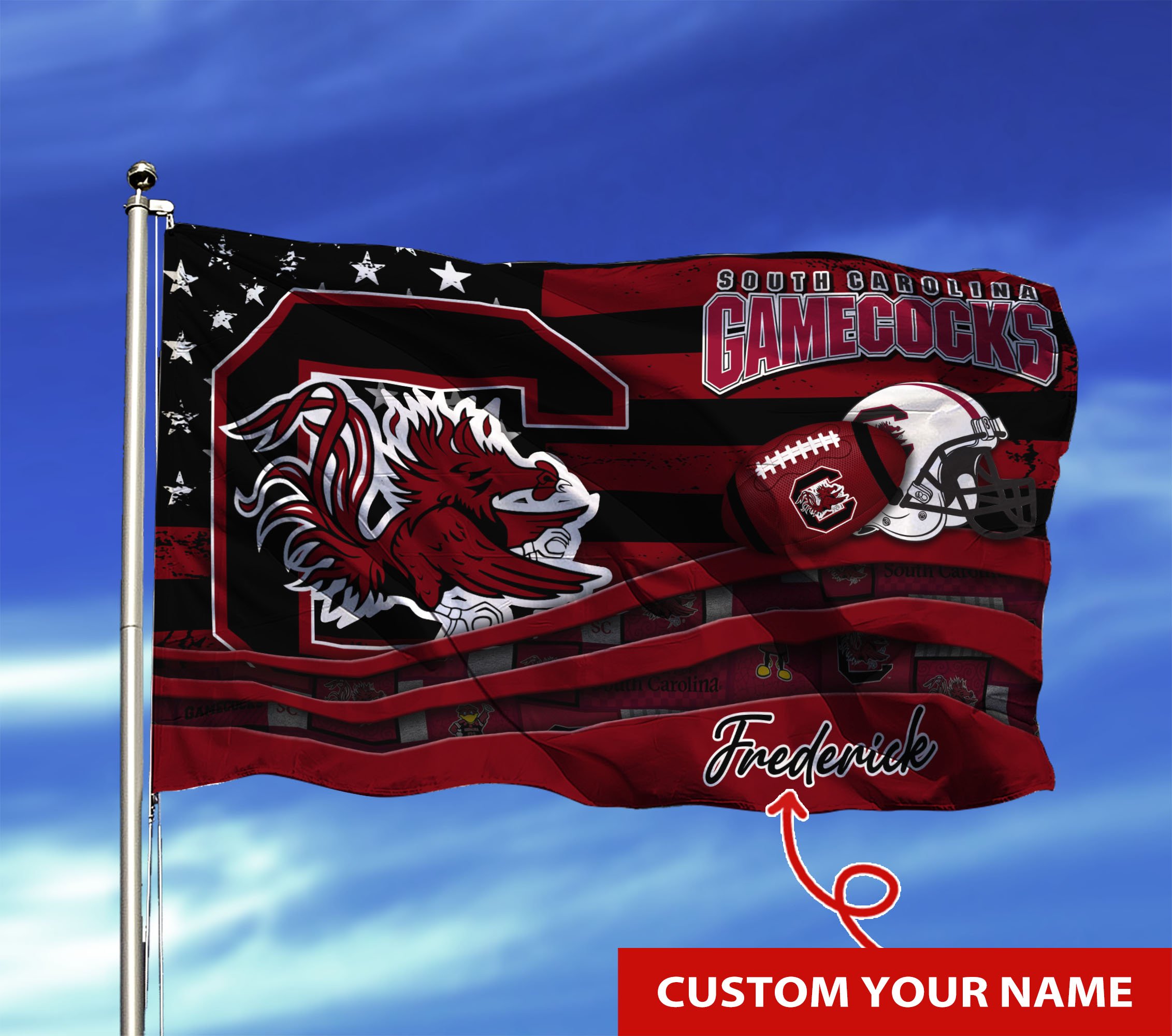 South Carolina Gamecocks Custom Flag3x5ft For This Season TU26897